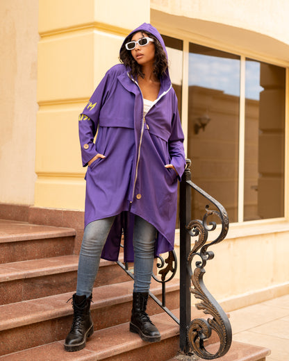 Hooded Trench Coat