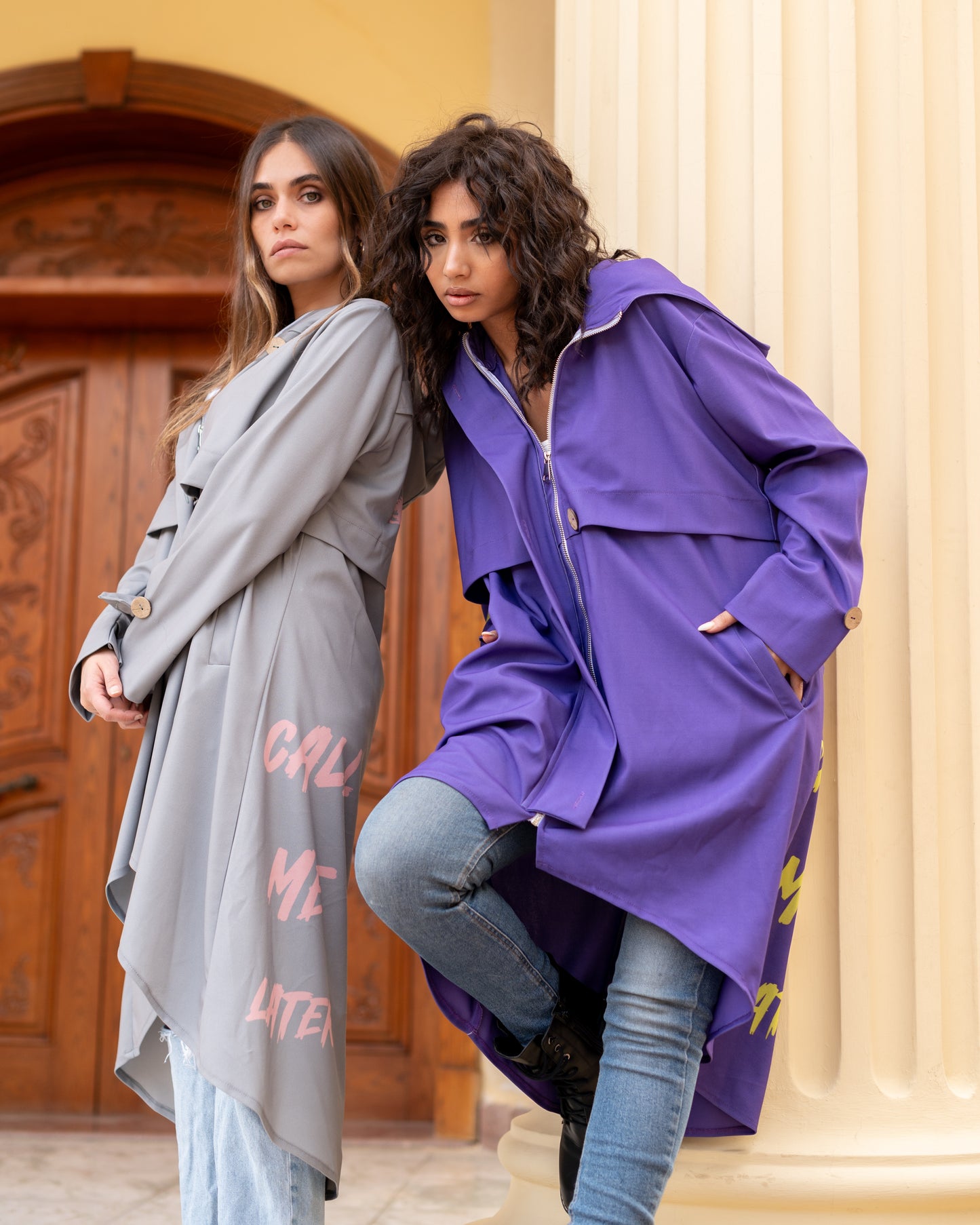 Hooded Trench Coat